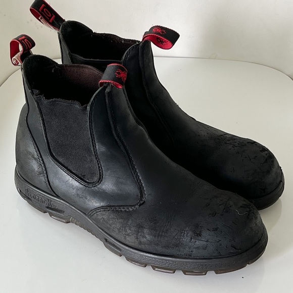 Redback Shoes Redback Usbbk Easy Escape Black Leather Steel Toe